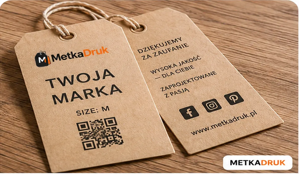 Metki kartonowe i zawieszki do odzieży